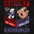 thumbnail image 2 of The Smurfs Wresting Show Poster Sweatshirt for Men or Women Brisco Brands S, 2 of 6