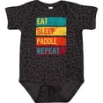 thumbnail image 3 of Inktastic Stand Up Paddle Boarding Eat Sleep Paddle Repeat Boys or Girls Baby Bodysuit, 3 of 5