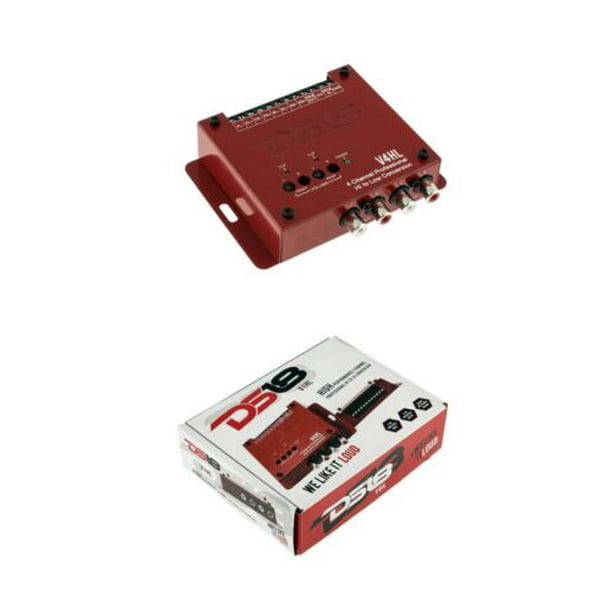 DS18 4Channel Line Out Converter HighLevel Speaker Signal LowLevel