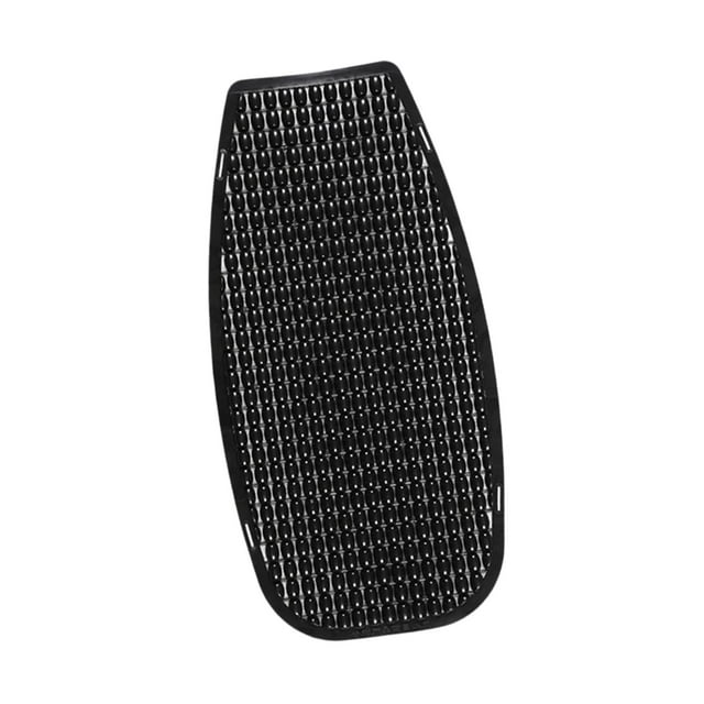 Almohadilla para asiento de motocicleta portátil de nido de abeja impermeable antideslizante universal para motocicleta Negro