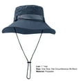 thumbnail image 7 of Unisex Summer Sun Hat Ponytail Hole Cap Wide Brim Hat Beach Cap for Hiking and Fishing, 7 of 7
