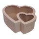 thumbnail image 4 of Caja de regalo con forma de corazón y ventana transparente, caja de almacenamiento de papel para manualidades. Rosa, 4 of 9