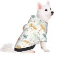 thumbnail image 2 of Honeii Dandelion Print Small Dog Hoodies Pet Hooded Sweatshirts Fall Winter Puppy Cat Sweaters Warm Clothes for Small Dogs Outfits Costume-X-Small, 2 of 7