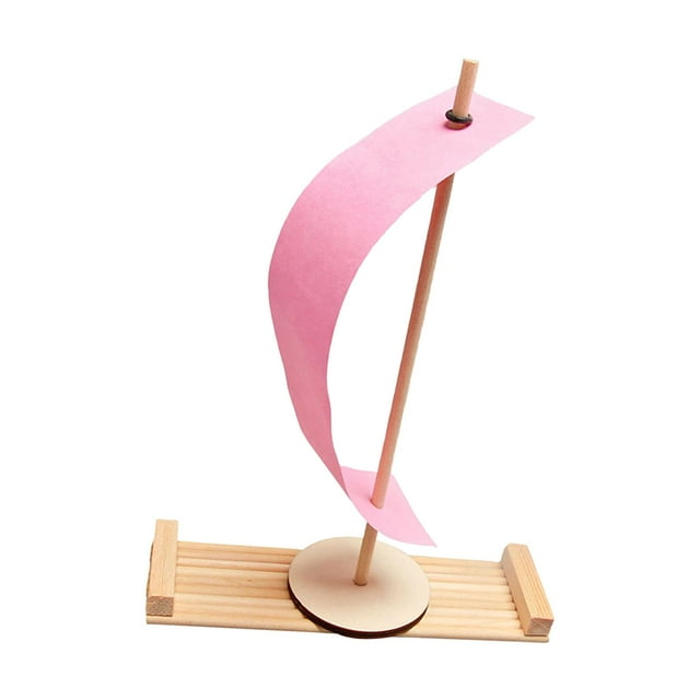 Kits de 3D, juguete de barco de vela de madera, física de bricolaje, kits de construcción de vela, kits de experimentos de proyectos de ciencia CUTICAT modelos de veleros