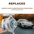 thumbnail image 4 of New Alternator for Toyota Tacoma Tundra 4Runner 1999 2000 01 02 03 04 3.4L V6, 4 of 6
