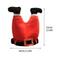 thumbnail image 3 of Fiudx Liquidación navideña Gorro navideño Gorro musical festivo Gorro de Papá Noel Suministros de decoración navideña Regalo de Navidad, 3 of 7