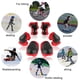 thumbnail image 4 of Rodilleras para niños Juego de rodilleras y coderas para niños pequeños con muñequeras 3 en 1, juego de equipo de protección para niños para patinar, andar en bicicleta, andar en bicicleta, patinar,, 4 of 6