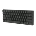 Mechanical Gaming Keyboard 61 Red Switches Keys Keyboard Portable LED