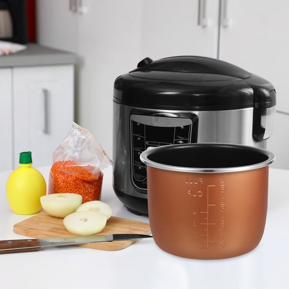 HOOWIFFY 304 Stainless Steel Inner Pot for Rice Cooker, Non-Stick Coffee Maker Replacement Bowl