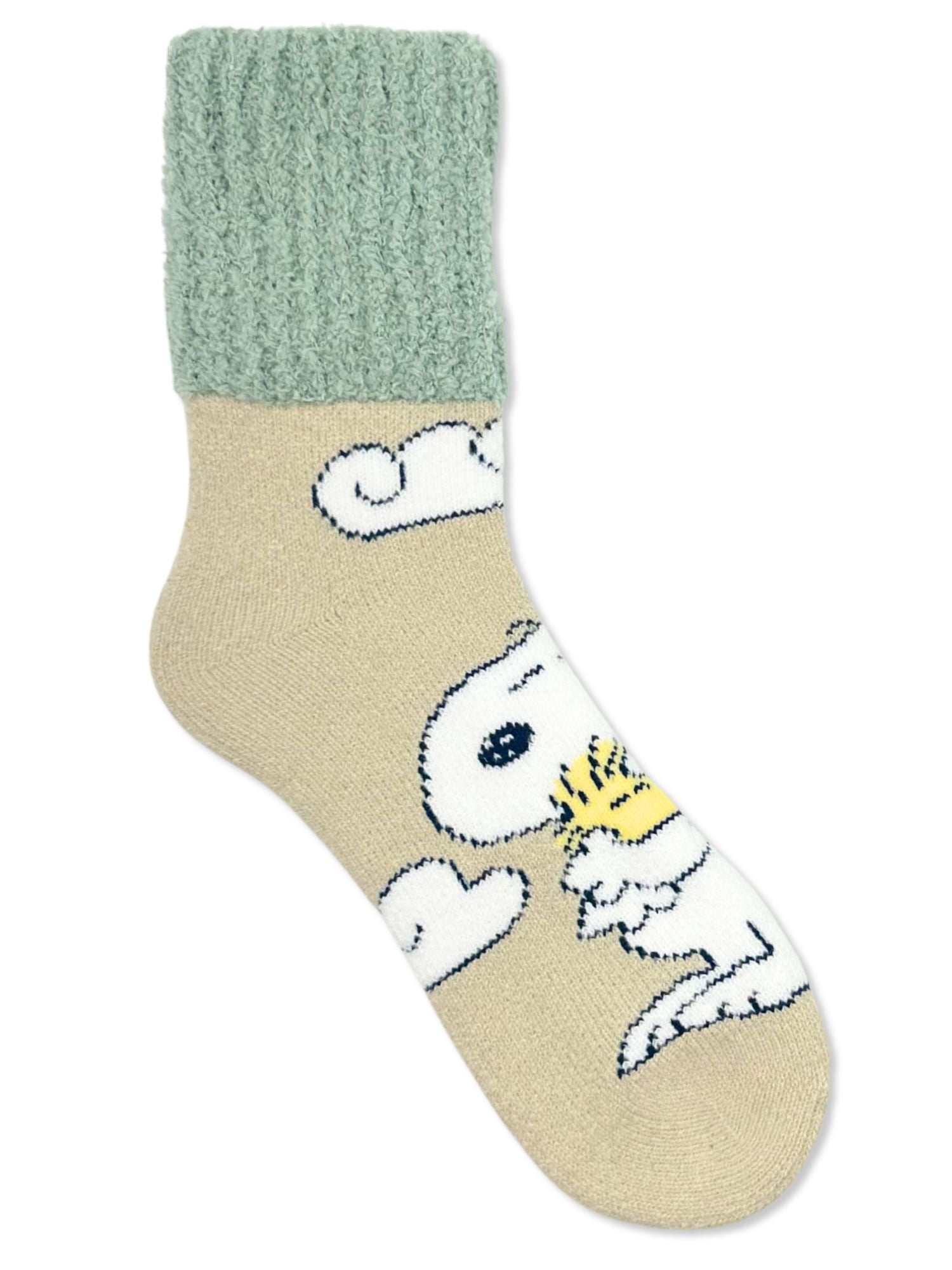 Peanuts Women's Cozy Crew Socks, 2-Pack, Shoe Sizes 4-10