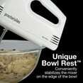 thumbnail image 6 of Proctor Silex 5-Speed Electric Hand Mixer with Easy Mix Technology, Mixer for Kitchen, White, 6 of 8
