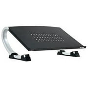 Allsop Redmond Adjustable Laptop Stand, Vented Curved Sturdy Metal Ergonomic Riser (30498)