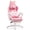 Pink, variant on Cat Ears Gaming Chair, PU Leather Ergonomic Reclining Office Chair with Footrest, 310lb Capacity 6-Position Recline, 360° Swivel Thick Cushion for Gamers – Pink