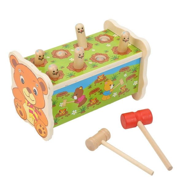B. Toys Whacky Ball – Juguete Para Golpear Con Martillo Y 4 Bolas De Colores, Ideal Para Desarrollar Motricidad En Niños 12M+