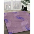 thumbnail image 2 of Ahgly Company Indoor Rectangle Patterned French Lilac Purple Area Rugs, 7' x 9', 2 of 6