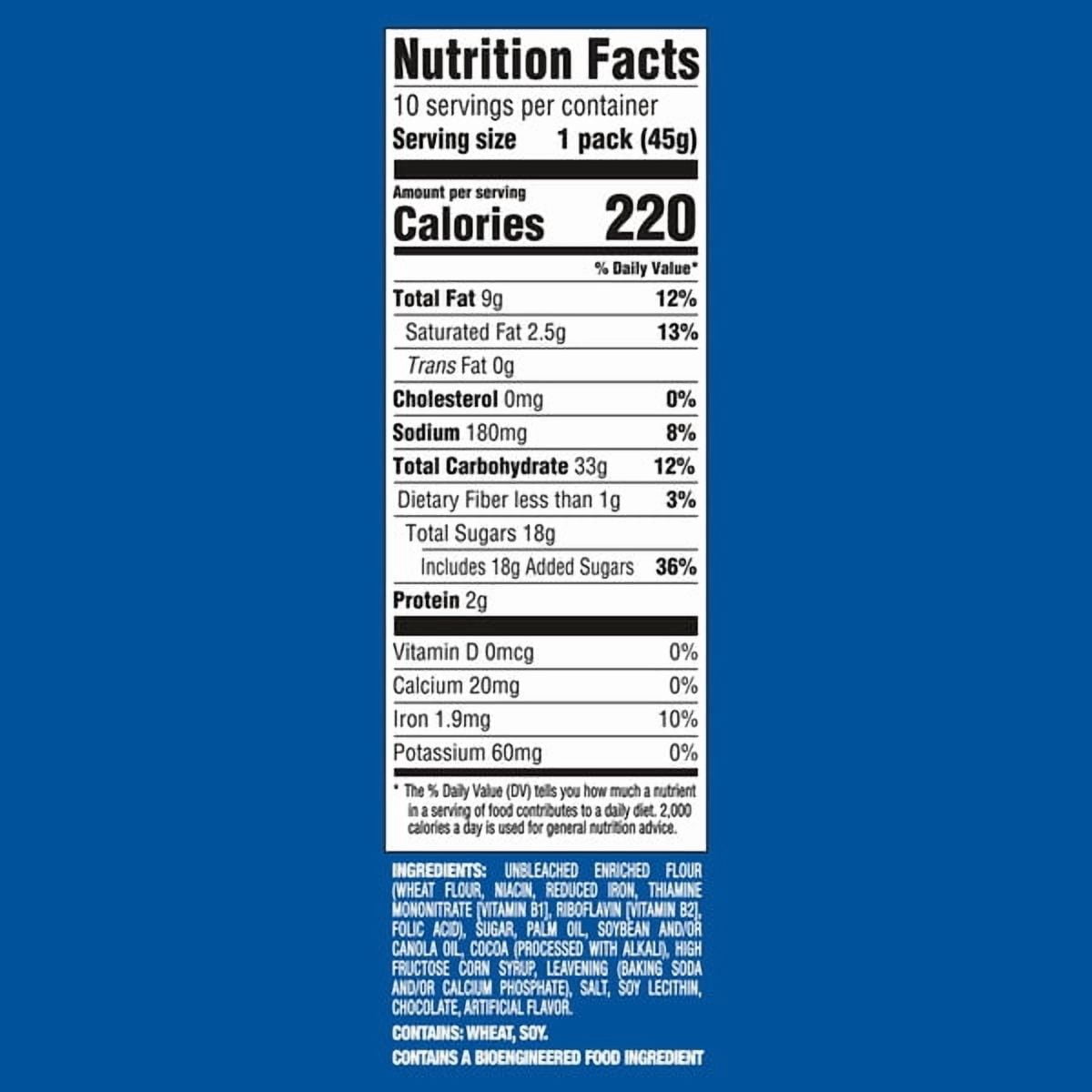 Oreo Chocolate Sandwich Cookies Snack Packs, 10 Count (1.59 oz Each) x 4 Boxes, 40 Packs Total, 63.6 oz Bulk Case