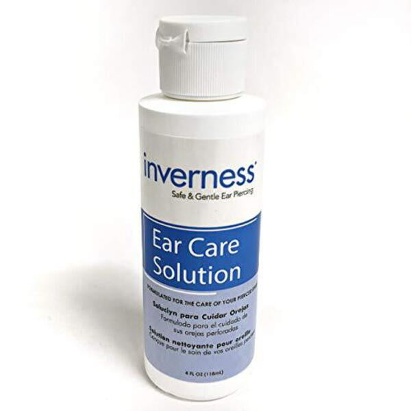 New INVERNESS Ear Care Solution 4 oz After Piercing