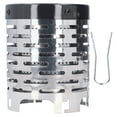 thumbnail image 1 of Funda calefactora portátil y práctica para exteriores, miniestufa de acero inoxidable, 1 of 14