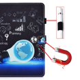 thumbnail image 6 of ELEHOLD Pattern Leather Case for iPad Pro 11 inch 2024 ,Magnetic Clasp Folio Flip Smart Case Card Slots Kickstand Shockproof Cover for iPad Pro 11" 2024,Lamp bulb, 6 of 8