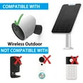 SimpliSafe Solar Panel Charger for Outdoor Security Camera, IP65