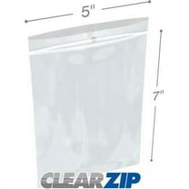 International Plastics CZH20507 5 x 7 in. ClearZip with Hanghole Bags, 0.002 Gauge - Case of 1000