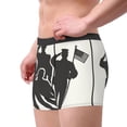 thumbnail image 2 of Fuzoiu Veterans Day Print Men's Ultra Breathable Underwear,No Riding Up Boxer Briefs with ComfortFlexible Waistband-Medium, 2 of 5