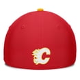 thumbnail image 4 of Men's Fanatics Red/Gold Calgary Flames Authentic Pro Rink Team Code Flex Hat, 4 of 4