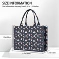 thumbnail image 3 of Large Capacity Tote Bag,Dark Princess Castle Pattern Handbag Fashion Luxury Tote Bag,15.7"x13"x 5.1" Inches,Laptop Compatible, 3 of 6