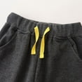 thumbnail image 4 of CHUANK Baby Pants Toddler Boys Cotton Drawstring Elastic Jogger Athletic Knit Sweat With Pockets, 4 of 9
