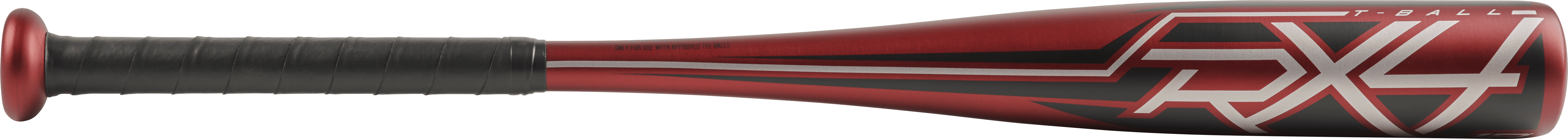 Rawlings RX4 Red Youth T-Ball Bat, 24 inch (-12)