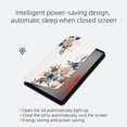 thumbnail image 4 of Case for Samsung Tab A7 10.4 2020, Slim Lightweight Smart Shell Multi-angle Viewing Kickstand Cover with Flower Pattern Magnetic Folio Case for Galaxy Tab T500/T505/T507,White Flower Bush, 4 of 5