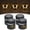 Butterfly*4PCS, variant on Decorative Solar Mandala Lights, 2026 New Metal Solar Powered Outdoor Deck Step Wall Lights, Mandala/Butterfly Theme Waterproof Fence Light for Garden, Patio, Deck, Post, Fence