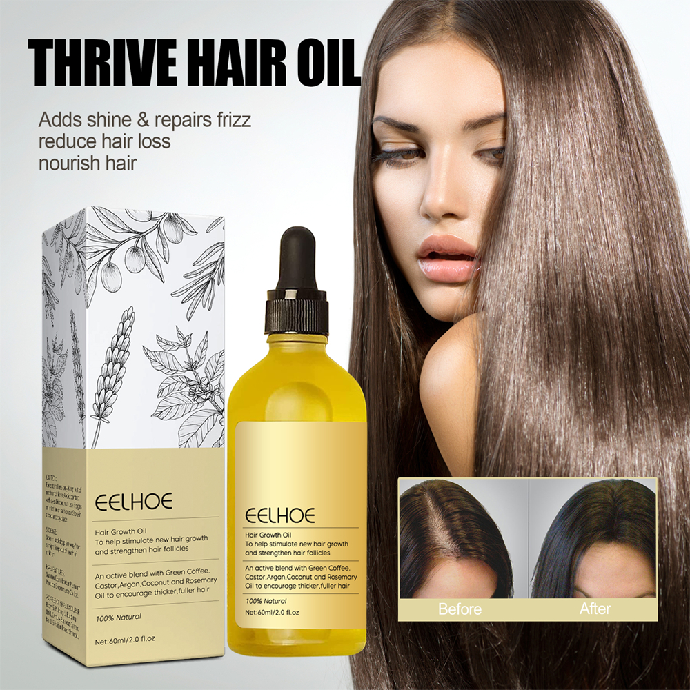 60ml Carvenchy Natural Hair Growth Oil Veganic Natural Hair Growth Oil ...