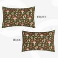 thumbnail image 2 of Hirioo Mushrooms and Autumn for Plush Pillow Cover for Bedroom and Living Room ,Elegant, Comfortable Home Decor-14"x20", 2 of 6
