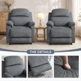 thumbnail image 6 of Bonzy Home Power Recliner Chair Set of 2 — Electric Recliner with Remote Control & Side Pockets, Compact Home Theater Seating for Small Spaces, 6 of 9