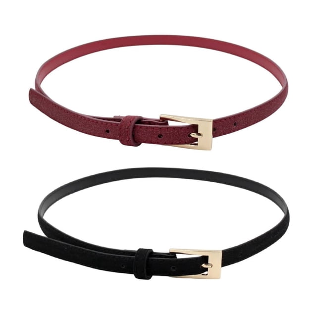 GEORGE G CINTURON DELGADO LISO SUADE 2PACK TCH