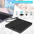 thumbnail image 4 of USB 3.0 and Type-C External DVD/CD-ROM Reader and Burner with SD/TF Card and USB Reader, CD-RW VCD for Windows 7/8/10/Vista/XP/Mac OS, Laptop, Desktop, 4 of 5