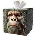 thumbnail image 1 of Xihbxyly Caja de Pañuelos Bigfoot, Diseño Divertido de Felpa, Decoración Original para El Hogar y La Oficina, Versátil para El Coche, La Cocina y El Baño, Accesorio Único para Cualquier Espacio., 1 of 2