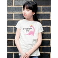 thumbnail image 2 of Pink Dinosaur Girl W Crown T-Shirt Juniors -Image by Shutterstock,  Small, 2 of 4