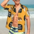 thumbnail image 7 of Kll Men'S Hawaiian Shirt Short Sleeve Button Down Beach Shirts-Corgi, 7 of 7