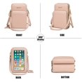 thumbnail image 3 of Touch Screen Mobile Phone Messenger Bag - Light Pink, 3 of 6