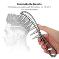 thumbnail image 3 of Minnieouse Cepillo de pelo de anchos ABS, reemplazo de mano portátil, accesorios de cepillos de peluquería para salón hueco Cuidado del cabello Gris, 3 of 6