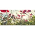 thumbnail image 2 of Poppy Flowers on Summer Meadow - Floral Canvas Art Print, 2 of 3