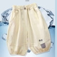 thumbnail image 5 of KyCheLot Cotton Sweatpants for Kids Full Length Elastic Waist Joggers with Pockets Trendy Cute Schoolwear, 5 of 9