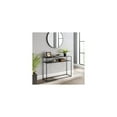 thumbnail image 2 of Crosley Furniture Braxton Modern Metal Console Table in Matte Black, 2 of 8