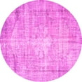 thumbnail image 1 of Ahgly Company Indoor Round Abstract Pink Contemporary Area Rugs, 8' Round, 1 of 4