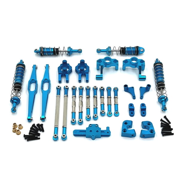 Tholdsy Juego surtido de amortiguadores para vehículos a control remoto a escala 1/12, varilla de tracción para vehículos, Kit surtido de reparación, Kits de construcción modelo Azul Tholdsy FN012229-01B