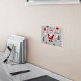 thumbnail image 5 of Yayeee Toggle Light Switch Wall Plate 2-Gang 4.56"x4.48" Decorative Outlet Cover, Gray Christmas Santa, 5 of 7