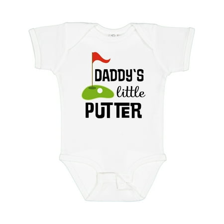 

Inktastic Daddy Little Putter Mini Golf Outfit Gift Baby Boy or Baby Girl Bodysuit