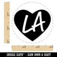 thumbnail image 2 of LA Louisiana State in Heart Rubber Stamp for Scrapbooking Crafting Stamping - Small 3/4 Inch, 2 of 7